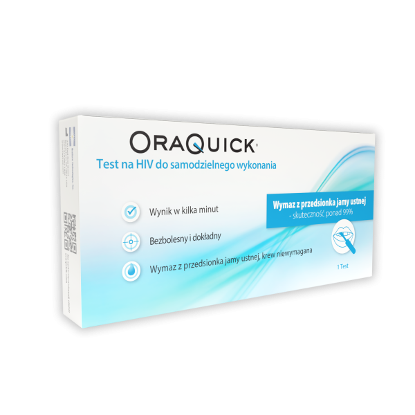 TEST ORAQUICK NA OBECNOĆ WIRUSA HIV 1 sztuka