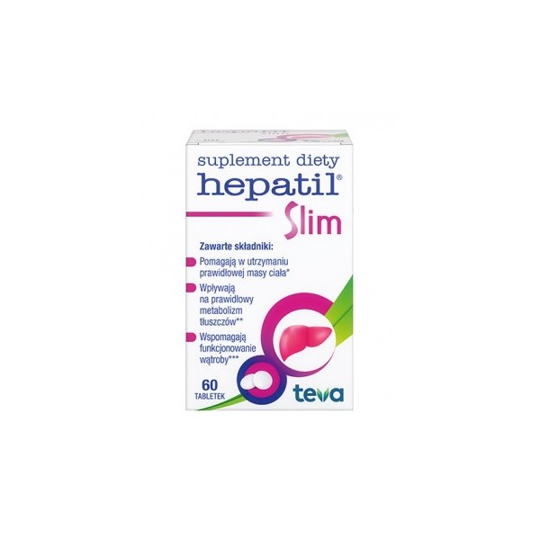 HEPATIL SLIM 60 tabletek