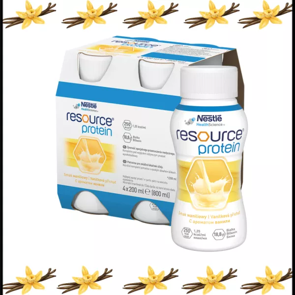 RESOURCE PROTEIN SMAK WANILIOWY 4x200 ml