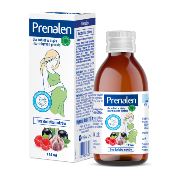 PRENALEN PŁYN BEZ DODATKU CUKRÓW 115 ml