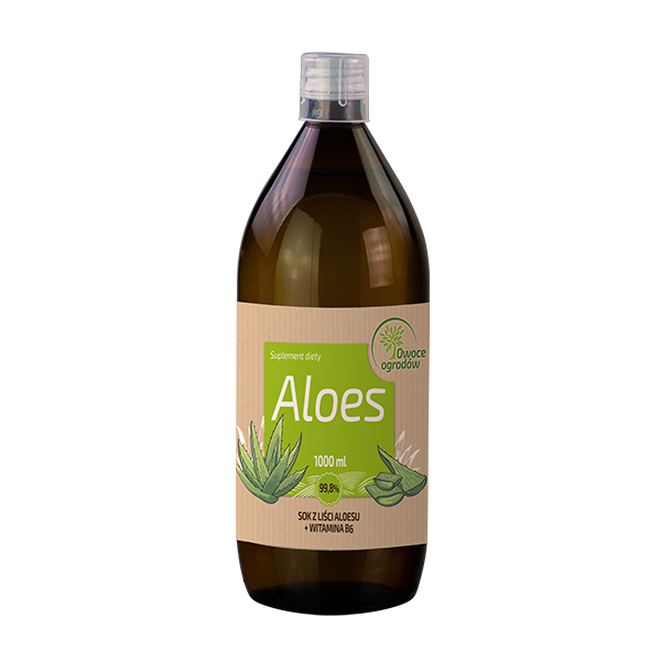 OWOCE OGRODÓW ALOES SOK 1 l