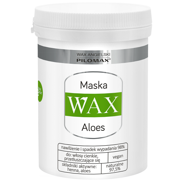 MASKA NAWILŻAJĄCA DO WŁOSÓW CIENKICH LUB PRZETŁUSZCZAJĄCYCH SIĘ WAX ALOES 240 ml