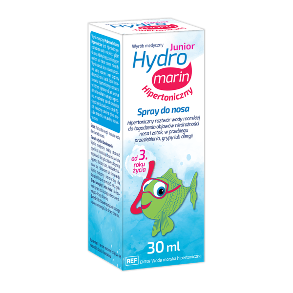 HYDROMARIN HIPERTONICZNY JUNIOR SPRAY DO NOSA 30 ml