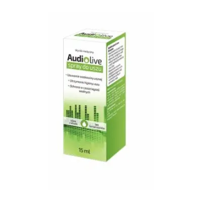 AUDIOLIVE SPRAY DO USZU 15 ml