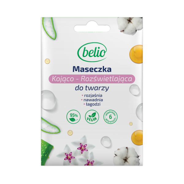 BELIO MASECZKA KOJĄCO-ROZŚWIETLAJĄCA DO TWARZY: 10 ml