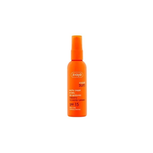 ZIAJA SOPOT SUN SPF15 SUN SUCHY OLEJEK DO OPALANIA W ŻELU 90 ml spray