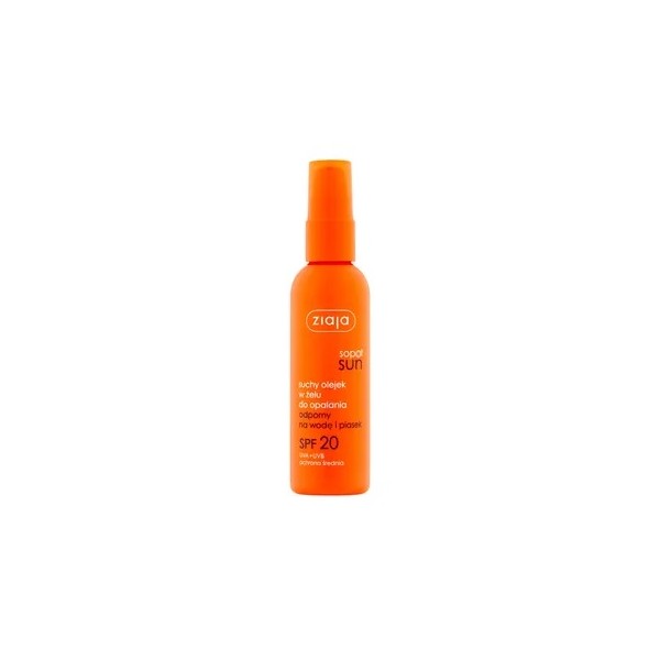 ZIAJA SOPOT SUN SPF20 SUN SUCHY OLEJEK DO OPALANIA W ŻELU 90 ml spray