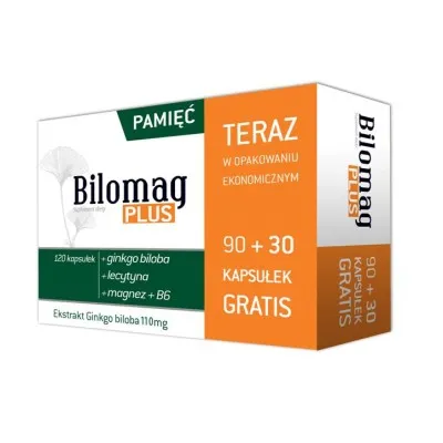 BILOMAG PLUS 120 kapsułek