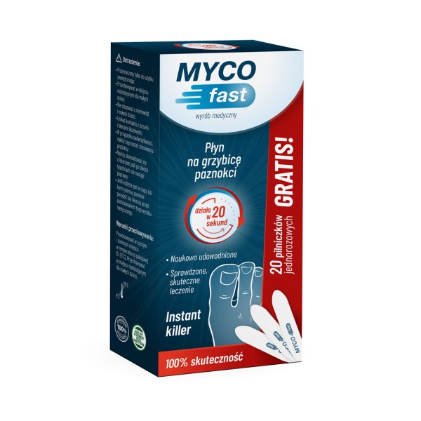 MYCOFAST 5 ml płyn: + 20 pilniczków