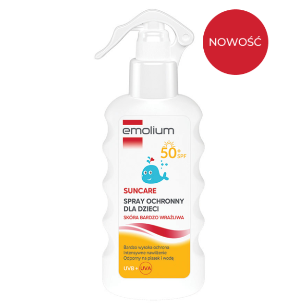 EMOLIUM SUNCARE SPRAY OCHRONNY DLA DZIECI SPF 50+ 175 ml