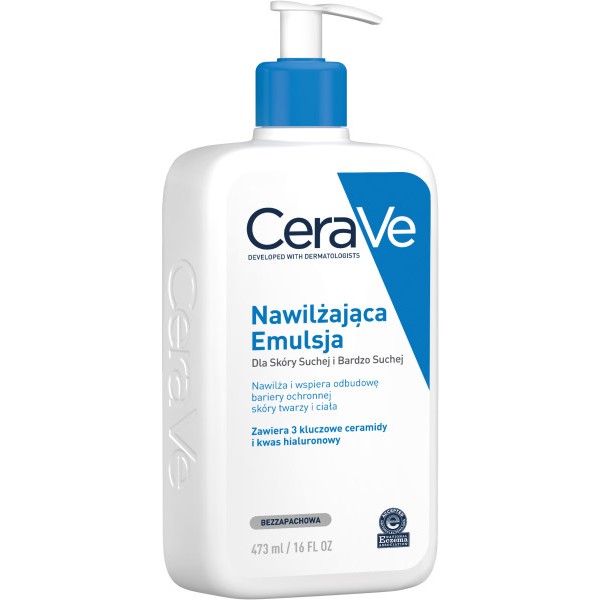 CeraVe NAWILŻAJĄCA EMULSJA dla skóry suchej i bardzo suchej 473 ml