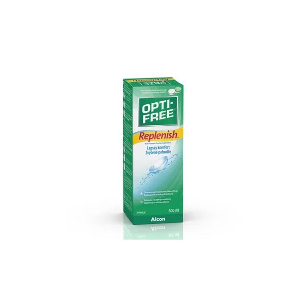 OPTI-FREE REPLENISH WIELOFUNKCYJNY PŁYN DO DEZYNFEKCJI SOCZEWEK 300 ml