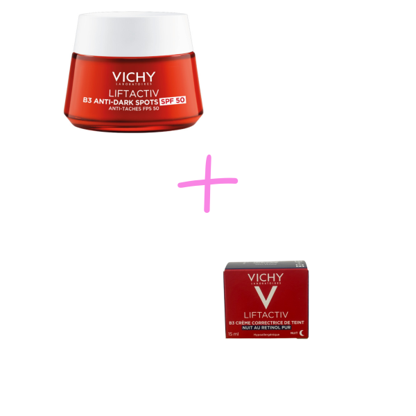 VICHY LIFTACTIV B3 Krem redukujący przebarwienia SPF50 50 ml + GRATIS VICHY LIFTACTIV B3 15 ml