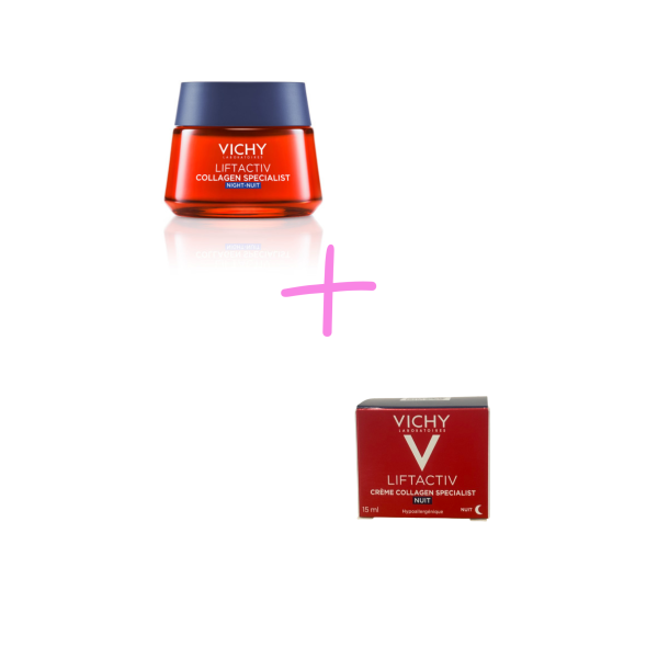 VICHY LIFTACTIV COLLAGEN SPECIALIST krem na noc 50 ml + 15 ml GRATIS!