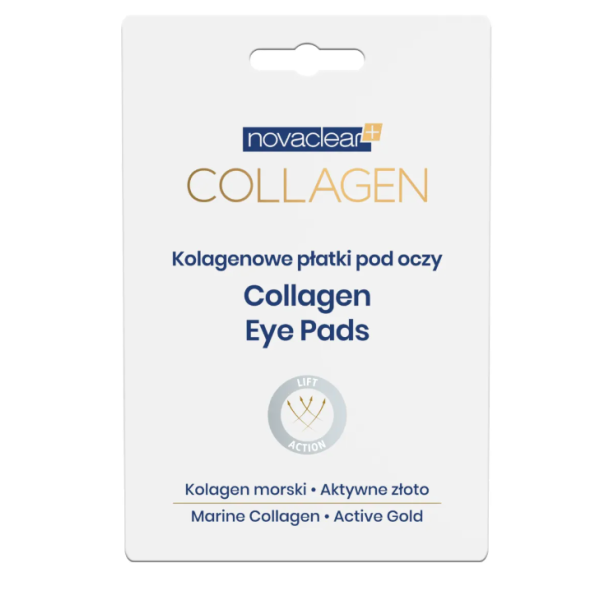 NOVACLEAR COLLAGEN KOLAGENOWE PŁATKI PO OCZY 1 para