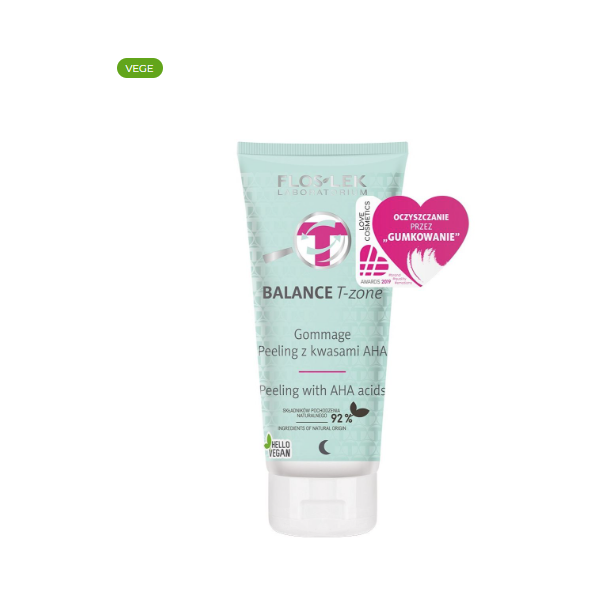 FLOSLEK BALANCE T-ZONE Gommage Peeling z kwasami AHA 125g