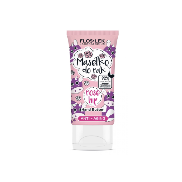 FLOSLEK Masełko do rąk anti-aging rose hip 50 ml