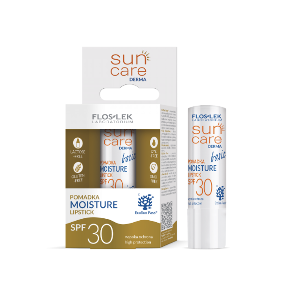 FLOSLEK SUN CARE Derma Moisture Pomadka ochronna Spf 30