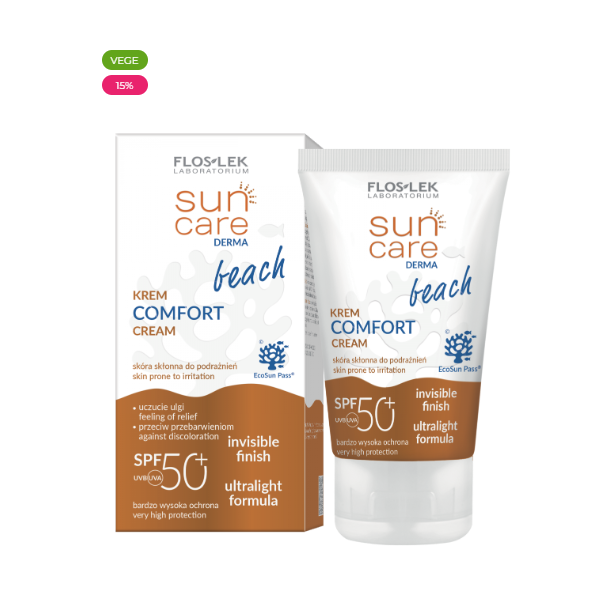 FLOSLEK SUN CARE Derma COMFORT KREM SPF 50+ do twarzy i ciała 50 ml