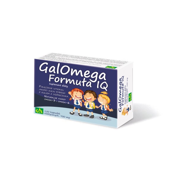 GALOMEGA FORMUŁA IQ 700 mg 150 kapsułek