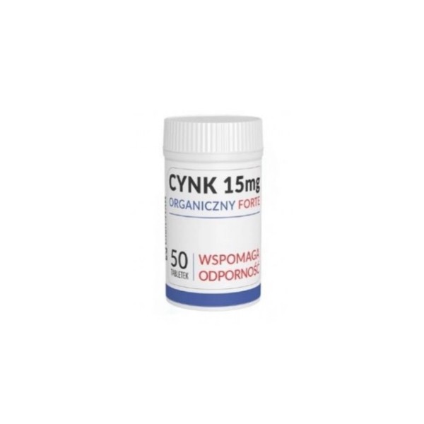 CYNK ORGANICZNY FORTE 15 mg 50 tabletek