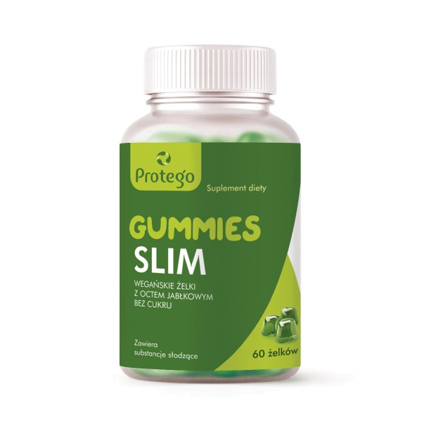 PROTEGO GUMMIES SLIM 60 żelków o smaku jabłkowym