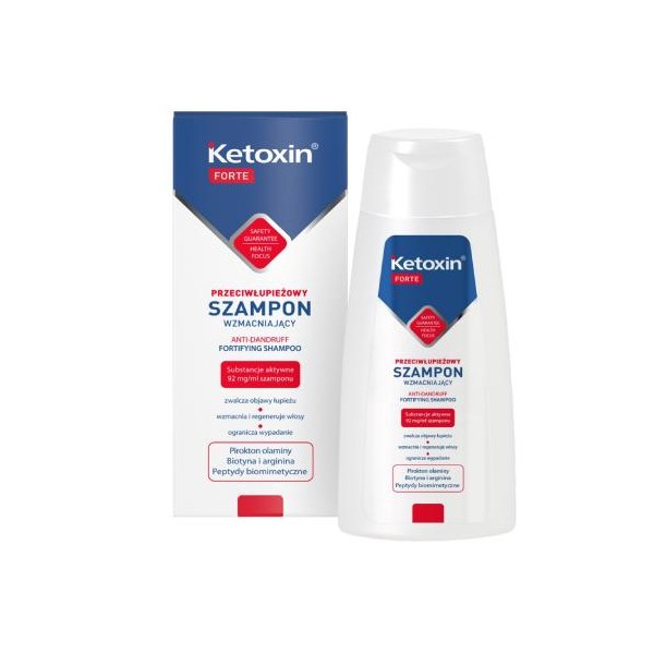 L'BIOTICA KETOXIN FORTE: Szampon Przeciwłupieżowy 200 ml