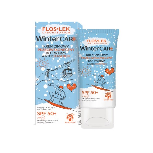 FLOSLEK WINTER CARE KREM ZIMOWY PRZECIWSŁONECZNY DO TWARZY SPF 50+ 30 ml