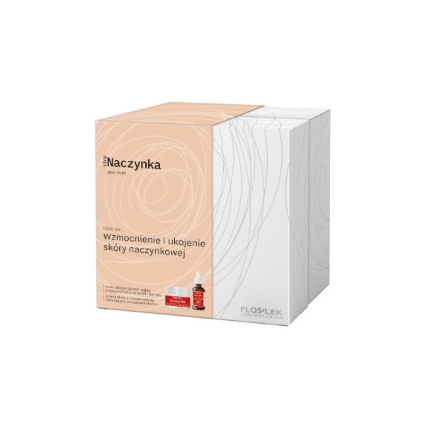 FLOSLEK ZESTAW STOPNACZYNKA (KONCENTRAT Z HESPERYDYNĄ + KREM ODŻYWCZY ANTI-AGING 50 ml) 1 zestaw