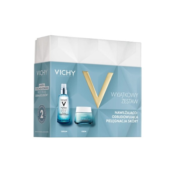 ZESTAW VICHY MINERAL 89 (BOOSTER 50 ml + KREM 100H 50 ml) 1 zestaw