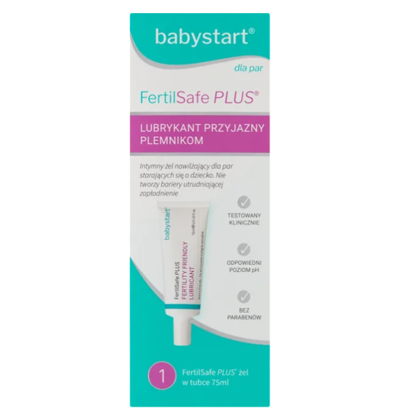 FERTILSAFE PLUS INTYMNY ŻEL NAWILŻAJĄCY DLA PAR STARAJĄCYCH SIĘ O DZIECKO 75 ml