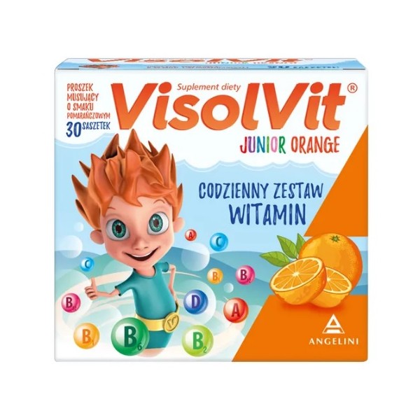 VISOLVIT JUNIOR ORANGE 30 saszetek