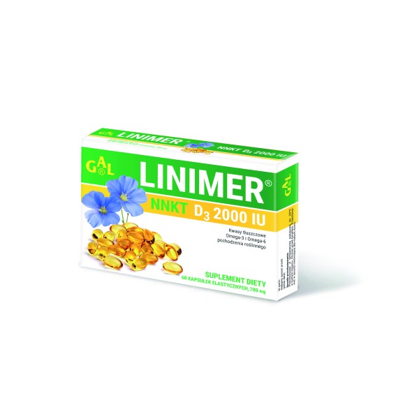 LINIMER NNKT D3 2000 IU 60 kapsułek