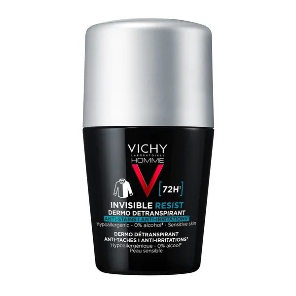 VICHY HOMME DEZODORANT W KULCE INVISIBLE RESIST 72-GODZINNA OCHRONA 50 ml