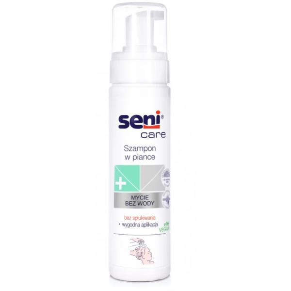 SENI CARE SZAMPON W PIANCE BEZ SPŁUKIWANIA 200 ml