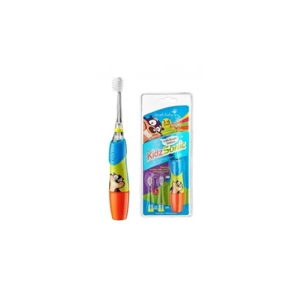 BRUSH-BABY KidzSonic Mixed szczoteczka soniczna dla dzieci w wieku 3-6 lat 1 zestaw