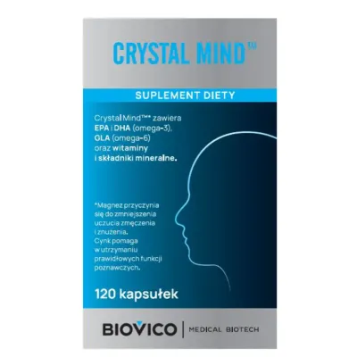 CRYSTAL MIND 120 kapsułek