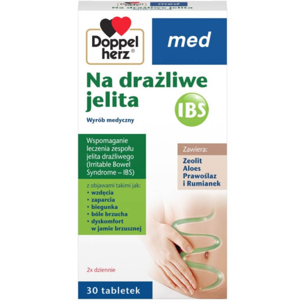 DOPPELHERZ MED NA DRAŻLIWE JELITA 30 tabletek