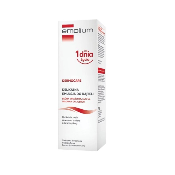 EMOLIUM DERMOCARE DELIKATNA EMULSJA DO KĄPIELI 200 ml