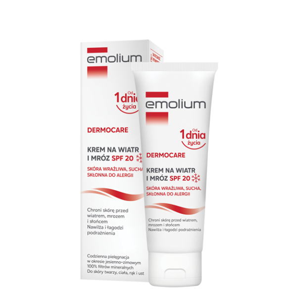 EMOLIUM DERMOCARE KREM NA WIATR I MRÓZ SPF 20 75 ml