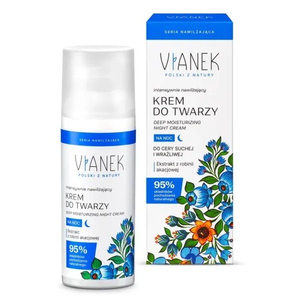 VIANEK INTENSYWNIE NAWILŻAJĄCY KREM DO TWARZY NA NOC 50 ml