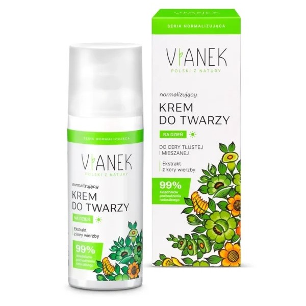 VIANEK NORMALIZUJĄCY KREM DO TWARZY NA DZIEŃ 50 ml