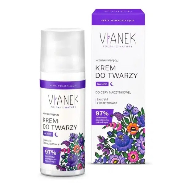 VIANEK WZMACNIAJĄCY KREM DO TWARZY NA NOC 50 ml