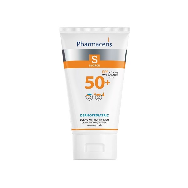 PHARMACERIS S DERMOPEDIATRIC DERMO-OCHRONNY KREM DLA DZIECI I NIEMOWLĄT DO TWARZY I CIAŁA SPF 50+ 125 ml