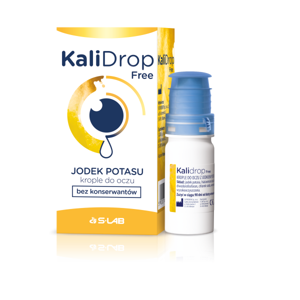 KALIDROP FREE KROPLE DO OCZU Z JODKIEM POTASU 10 ml