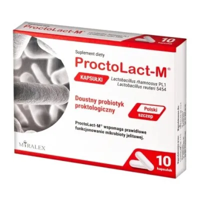 PROCTOLACT-M 10 kapsułek