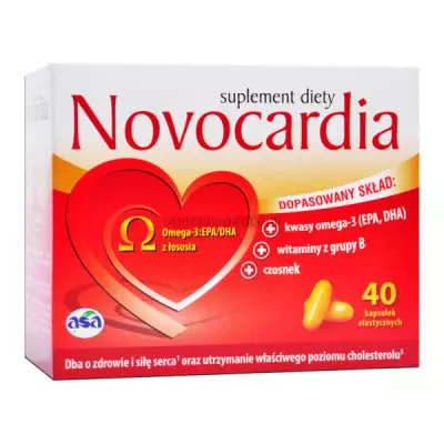 NOVOCARDIA 40 kapsułek...