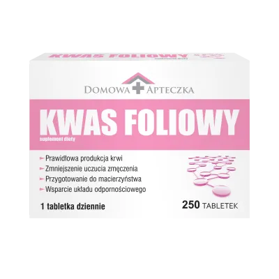 KWAS FOLIOWY 250 tabletek