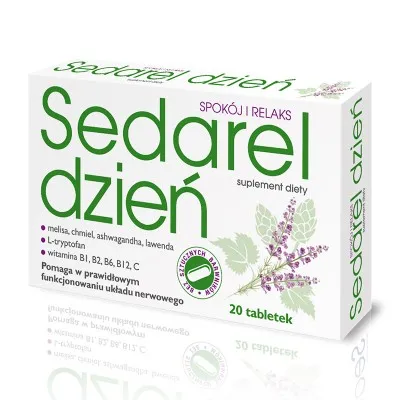 SEDAREL DZIEŃ 20 tabletek