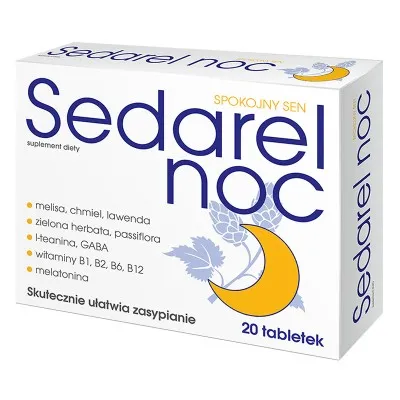 SEDAREL NOC 20 tabletek
